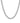 Cuban Link Chain 8mm in white gold