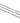 Cuban link chain 5mm in white gold clasp